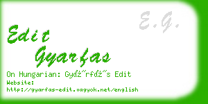 edit gyarfas business card